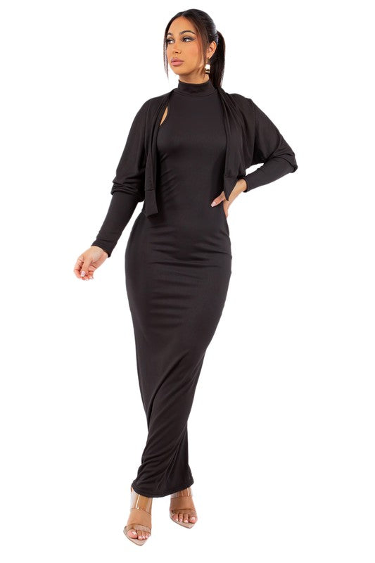 Black Sexy Two Piece Dress Set king-general-store-5710.myshopify.com