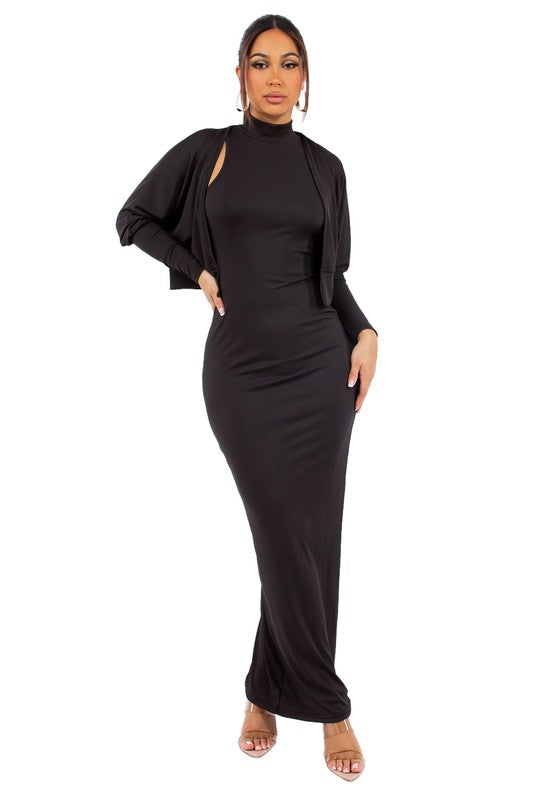 Black Sexy Two Piece Dress Set king-general-store-5710.myshopify.com