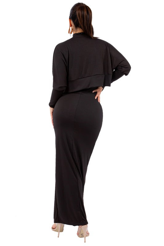 Black Sexy Two Piece Dress Set king-general-store-5710.myshopify.com