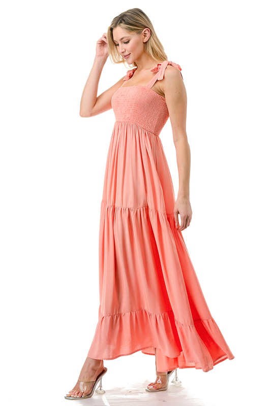 Tie Strap Maxi Dress king-general-store-5710.myshopify.com