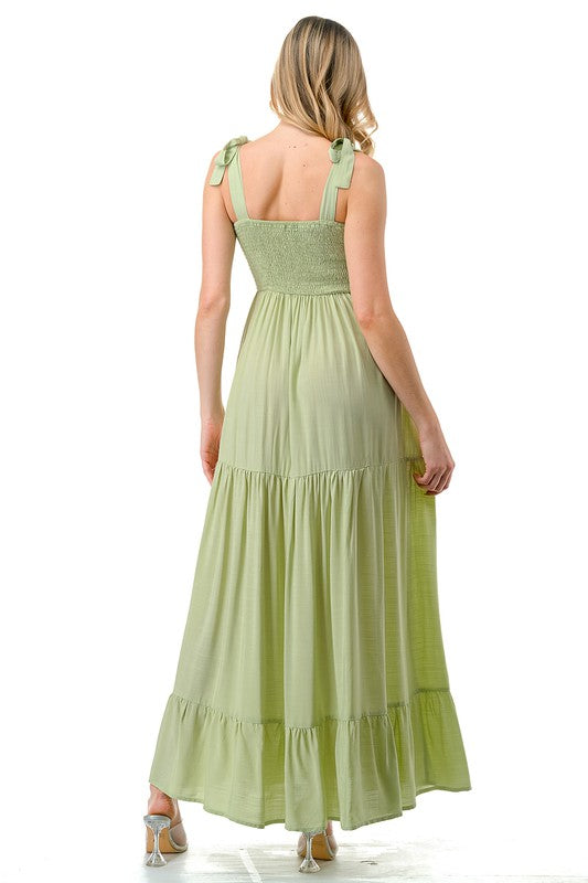 Tie Strap Maxi Dress king-general-store-5710.myshopify.com