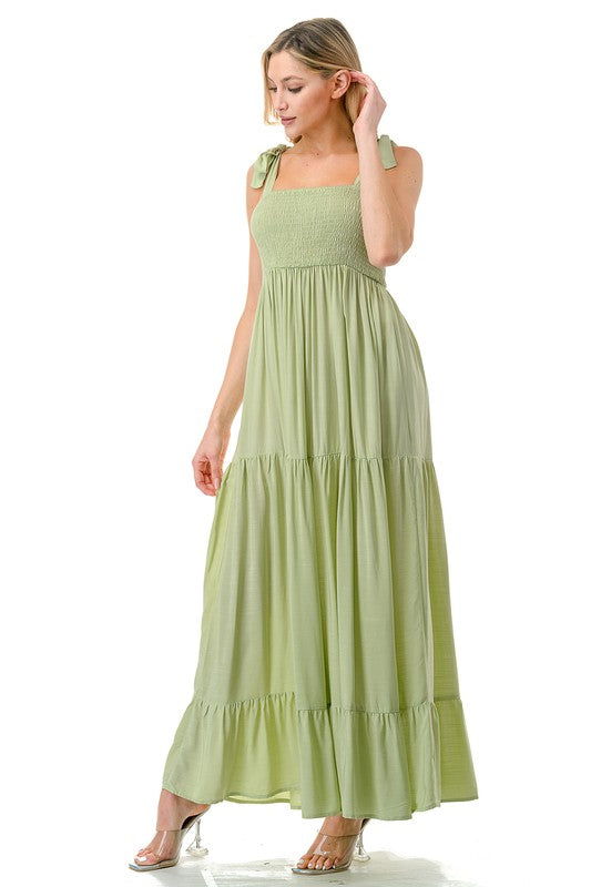 Tie Strap Maxi Dress king-general-store-5710.myshopify.com