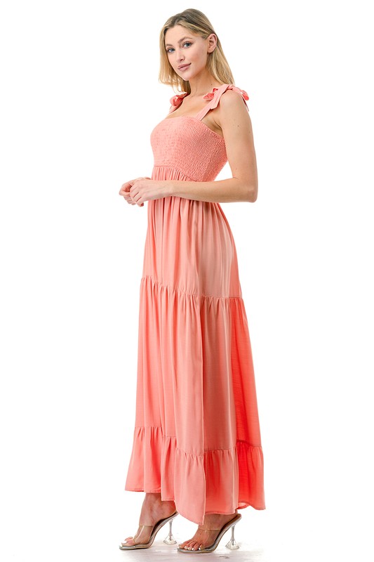 Tie Strap Maxi Dress king-general-store-5710.myshopify.com