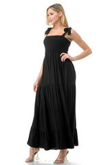 Tie Strap Maxi Dress king-general-store-5710.myshopify.com