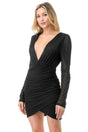 Black Deep-V Party Dress king-general-store-5710.myshopify.com