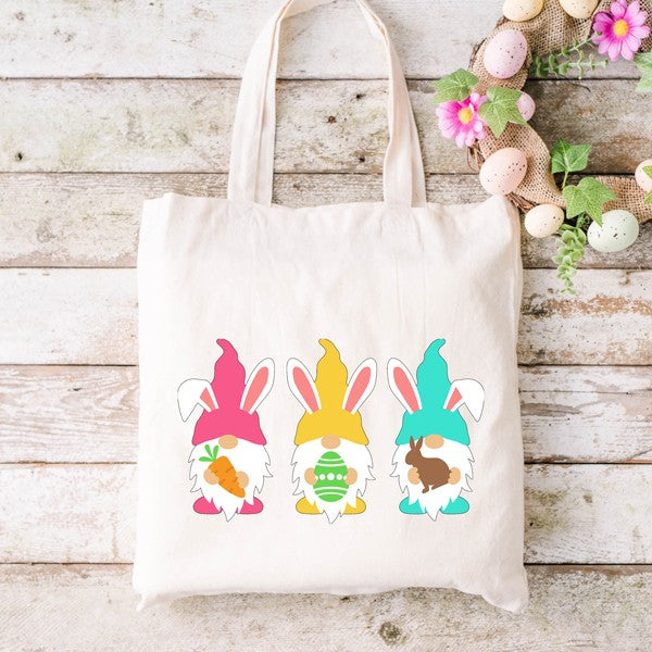 Easter Gnomes Tote king-general-store-5710.myshopify.com