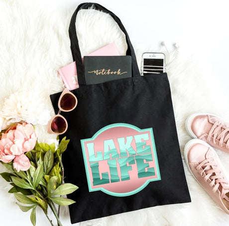 Lake Life Vintage Tote king-general-store-5710.myshopify.com