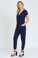 Plus Short Sleeve Jogger Jumpsuit king-general-store-5710.myshopify.com