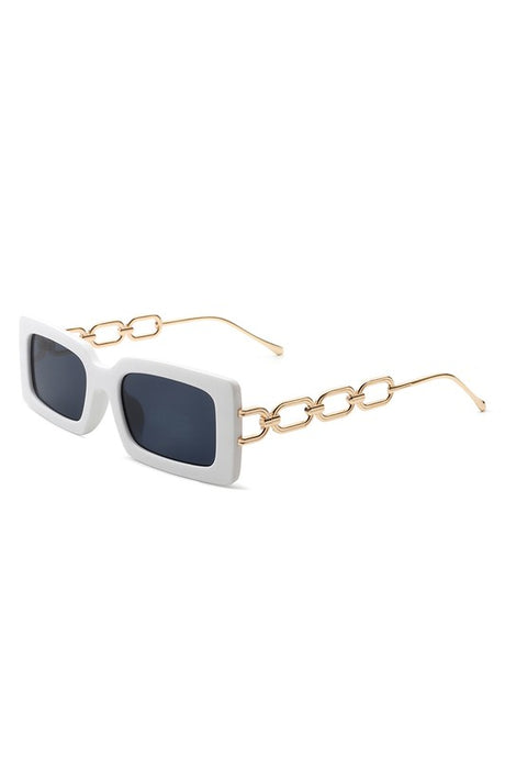 Square Flat Top Chain Link Design Sunglasses king-general-store-5710.myshopify.com