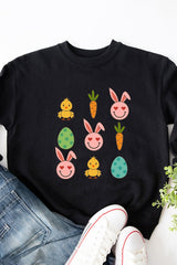 Easter Chart Graphic Sweatshirt king-general-store-5710.myshopify.com