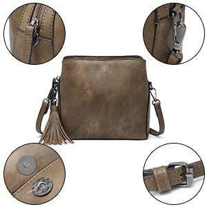 Small Triple Pockets Crossbody Bag with Guitar Strap king-general-store-5710.myshopify.com