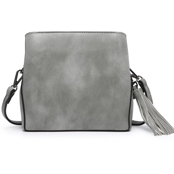 Small Triple Pockets Crossbody Bag with Guitar Strap king-general-store-5710.myshopify.com