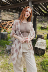 Lightweight Buffalo Check Kimono king-general-store-5710.myshopify.com