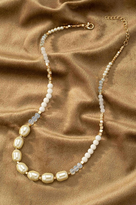 Premium Pearl and Agate Necklace king-general-store-5710.myshopify.com