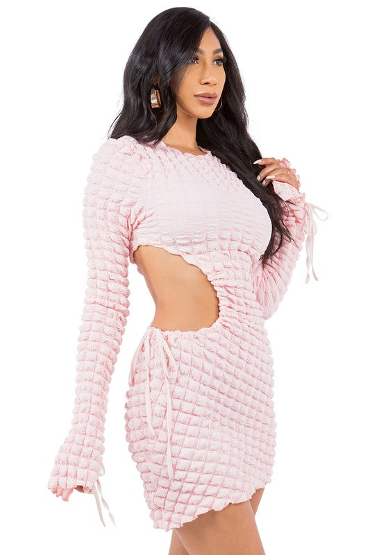 Pink Bubble Style Sexy Party Dress king-general-store-5710.myshopify.com