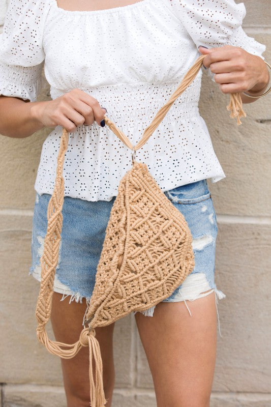 Macrame Sling Bag king-general-store-5710.myshopify.com