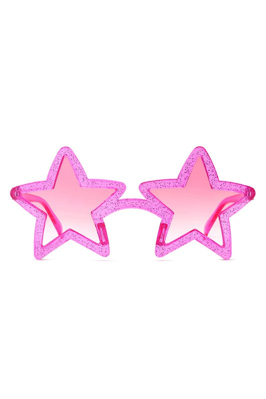 Glitter Star Shape Tinted Sunglasses king-general-store-5710.myshopify.com