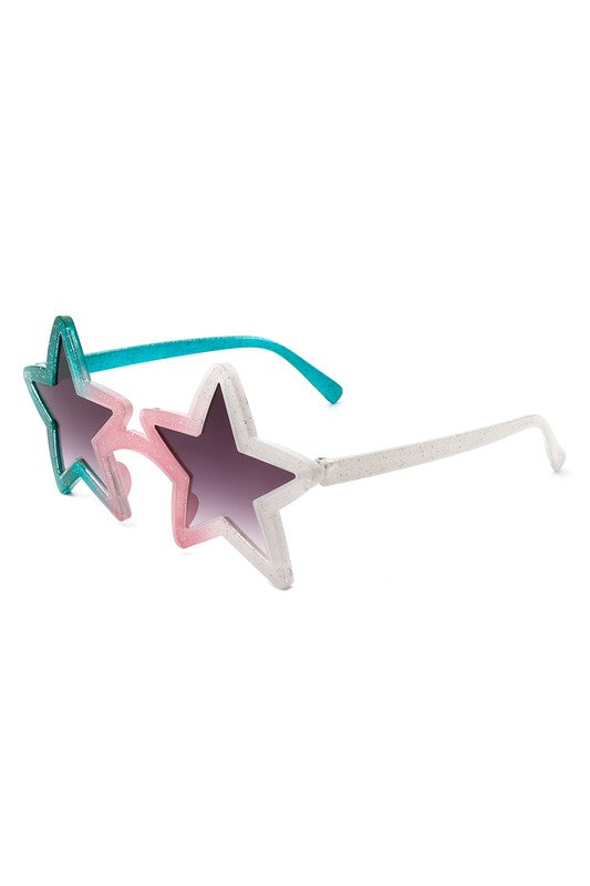 Glitter Star Shape Tinted Sunglasses king-general-store-5710.myshopify.com