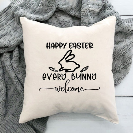 Every Bunny Welcome Pillow Cover king-general-store-5710.myshopify.com