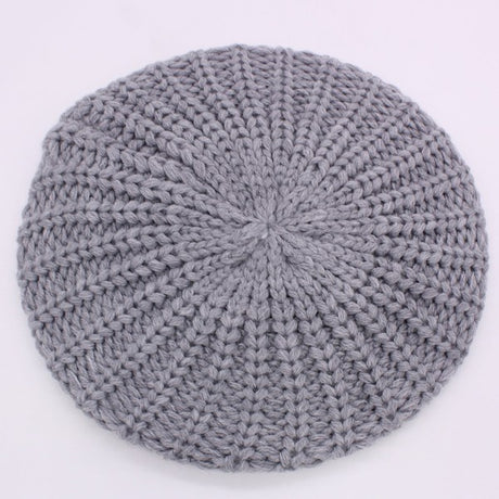 KNITTED CABLE KNIT FASHION BERET king-general-store-5710.myshopify.com