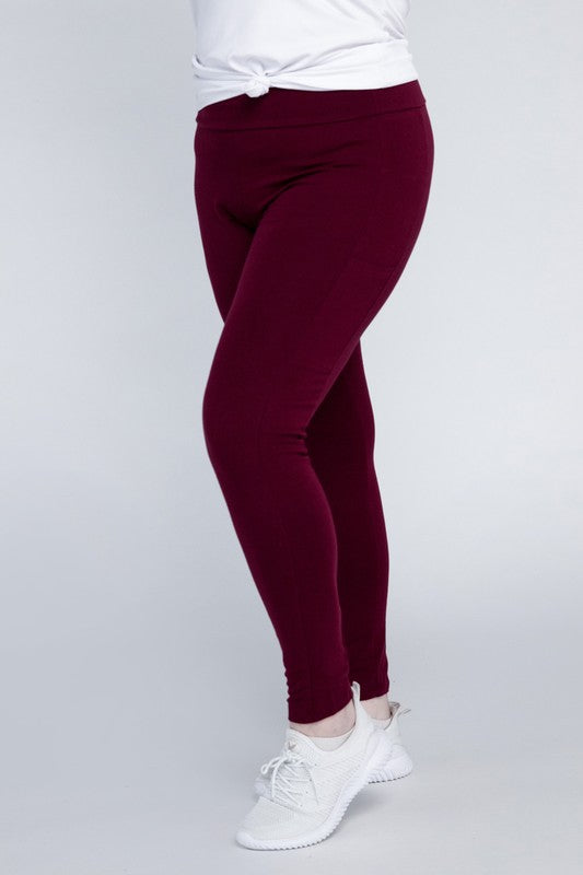 Plus Everyday Leggings with Pockets king-general-store-5710.myshopify.com