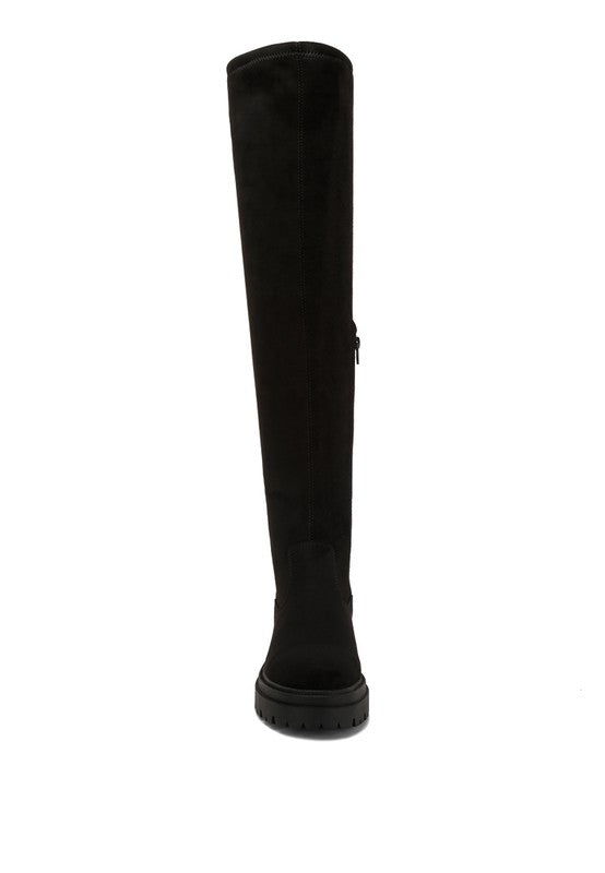 Babette Drawstring Detail Knee High Boots king-general-store-5710.myshopify.com