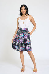 Printed Swing Skirt