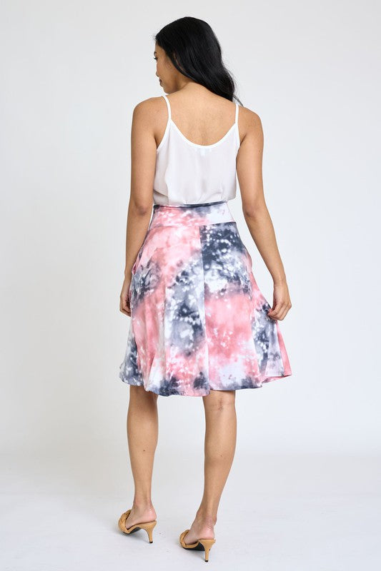 Printed Swing Skirt