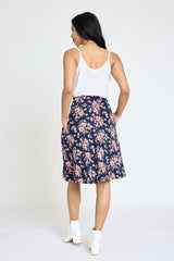 Printed Swing Skirt