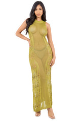 Green Sexy Fashion Crochet Dress king-general-store-5710.myshopify.com