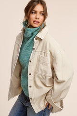 Daisy Corduroy Washed Finish Jacket king-general-store-5710.myshopify.com