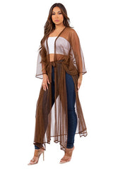 Brown Sexy Mesh Cover-Up king-general-store-5710.myshopify.com