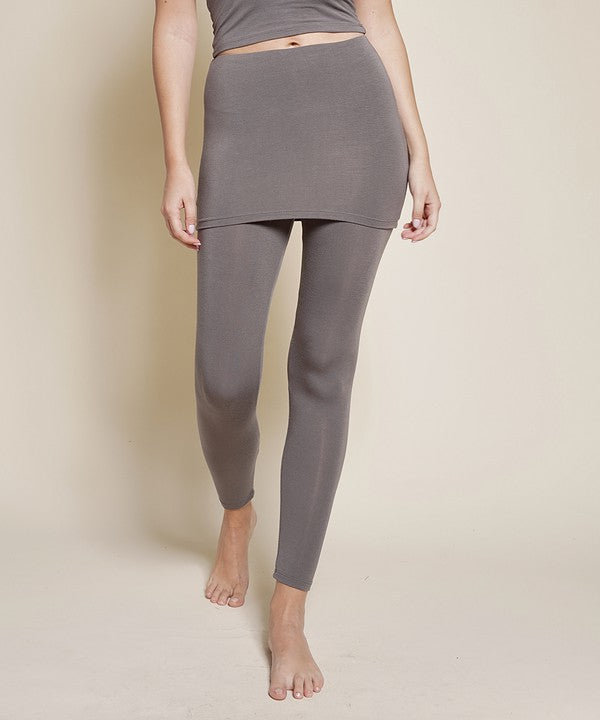 Bamboo Pre Washed One Piece Skirted Legging king-general-store-5710.myshopify.com