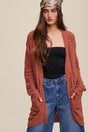 Popcorn Open Knit Cardigan Sweater king-general-store-5710.myshopify.com