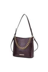 MKF Faux Crocodile-Embossed Shoulder Bag by Mia k king-general-store-5710.myshopify.com