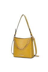 MKF Faux Crocodile-Embossed Shoulder Bag by Mia k king-general-store-5710.myshopify.com