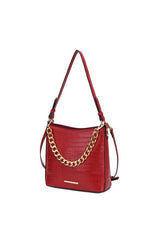 MKF Faux Crocodile-Embossed Shoulder Bag by Mia k king-general-store-5710.myshopify.com