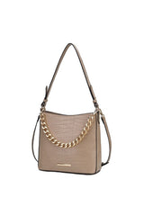 MKF Faux Crocodile-Embossed Shoulder Bag by Mia k king-general-store-5710.myshopify.com