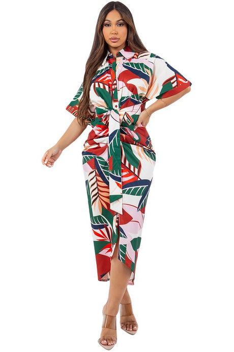Red Floral Summer Maxi Dress king-general-store-5710.myshopify.com