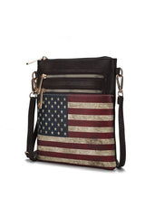 MKF Genesis Printed Flag Crossbody Bag by Mia K king-general-store-5710.myshopify.com