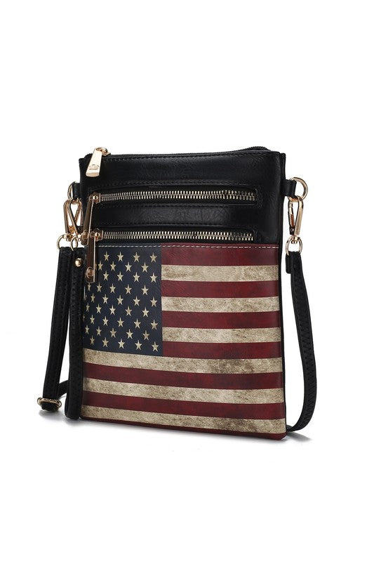 MKF Genesis Printed Flag Crossbody Bag by Mia K king-general-store-5710.myshopify.com