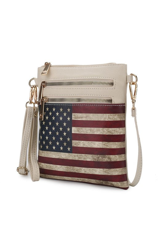 MKF Genesis Printed Flag Crossbody Bag by Mia K king-general-store-5710.myshopify.com