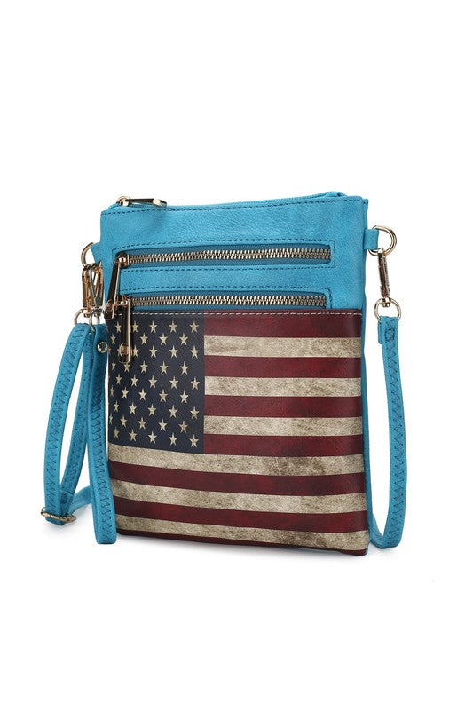 MKF Genesis Printed Flag Crossbody Bag by Mia K king-general-store-5710.myshopify.com