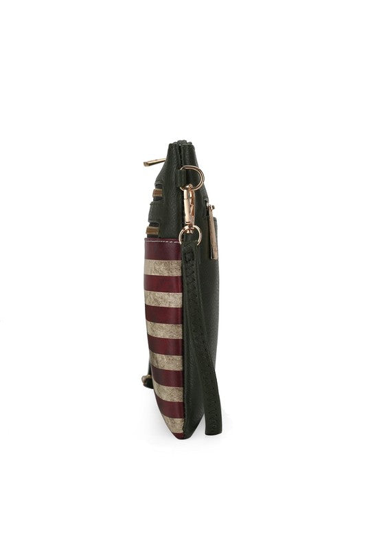 MKF Genesis Printed Flag Crossbody Bag by Mia K king-general-store-5710.myshopify.com