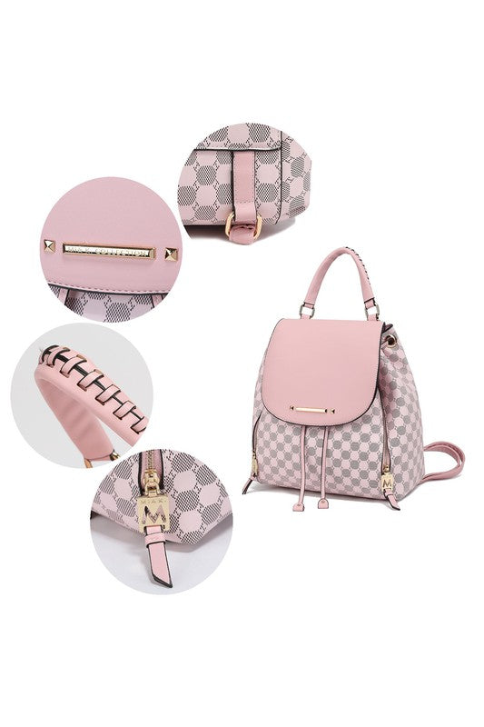 MKF Kimberly Circular Print Backpack by Mia k king-general-store-5710.myshopify.com