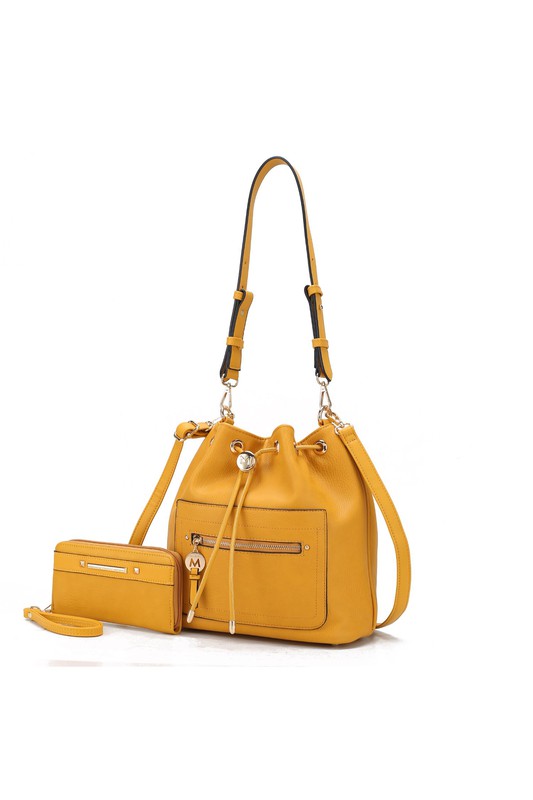 MKF Larissa Bucket Handbag with Wallet by Mia K king-general-store-5710.myshopify.com