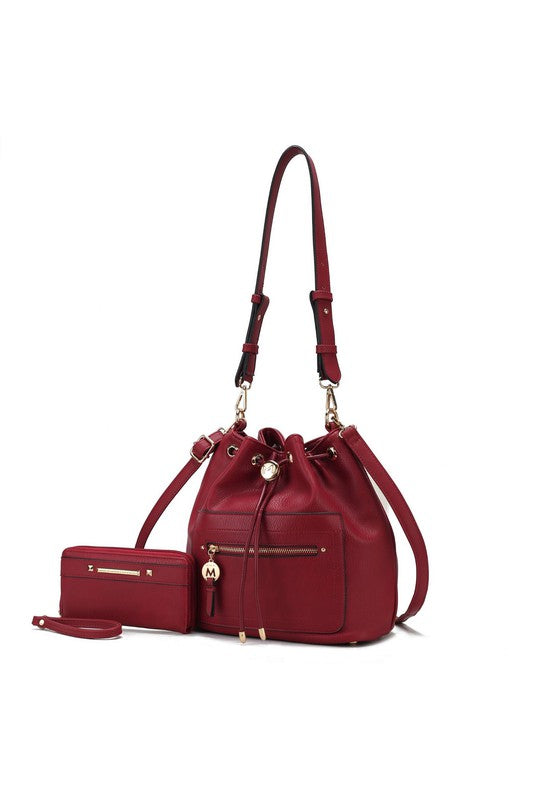 MKF Larissa Bucket Handbag with Wallet by Mia K king-general-store-5710.myshopify.com