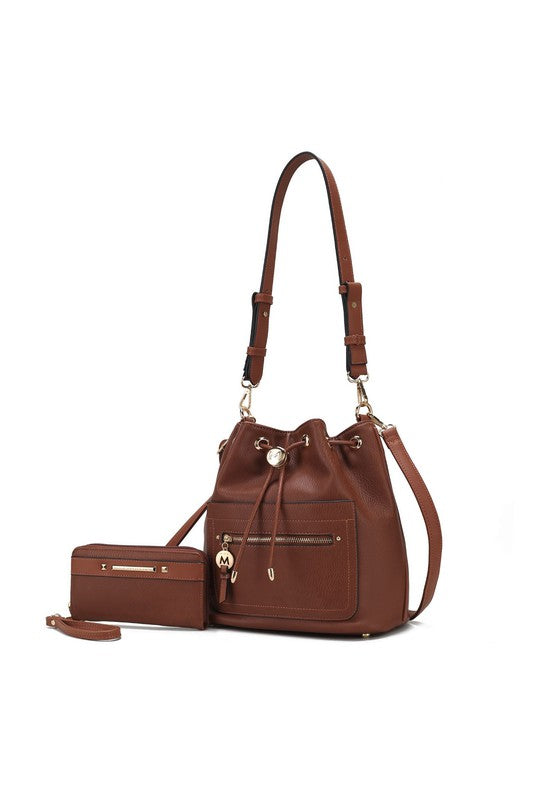 MKF Larissa Bucket Handbag with Wallet by Mia K king-general-store-5710.myshopify.com