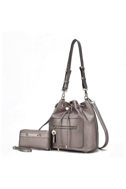 MKF Larissa Bucket Handbag with Wallet by Mia K king-general-store-5710.myshopify.com