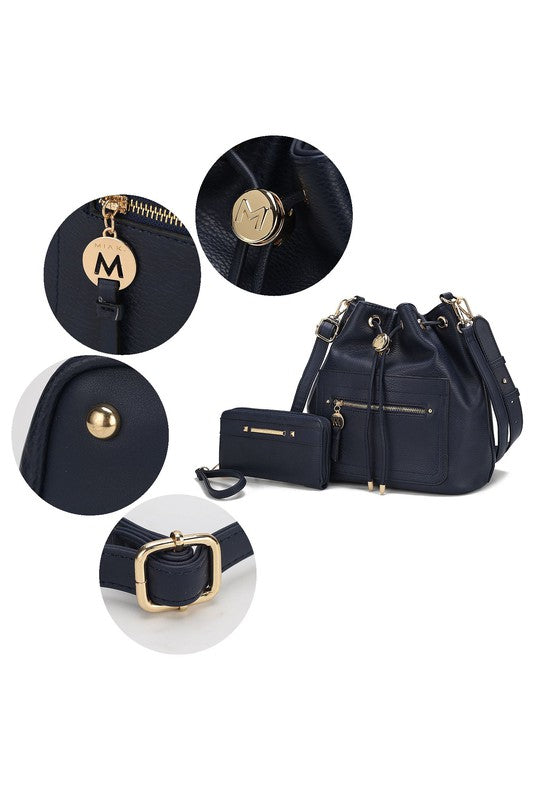 MKF Larissa Bucket Handbag with Wallet by Mia K king-general-store-5710.myshopify.com